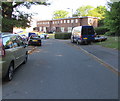 Vehicles parked on pavements, Oliphant Circle, Newport