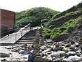 Stairs near Whitley Bay Boat Compound