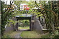 Metropolitan Line bridge and train