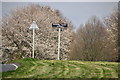 TR0247 : Boughton Village sign by N Chadwick