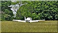 TQ1727 : Aeroplane at Jackrells Farm Airfield by Ian Cunliffe