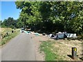 Fly tipping near Scadbury Park