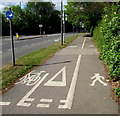 Segregated pavement, Thames Ditton