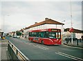 Bus on New North Road, Hainault (1)