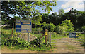 Notice and gate, Three Arch Bridge