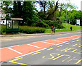 Bus stop and shelter near Cwmbran Old Cemetery, Llantarnam