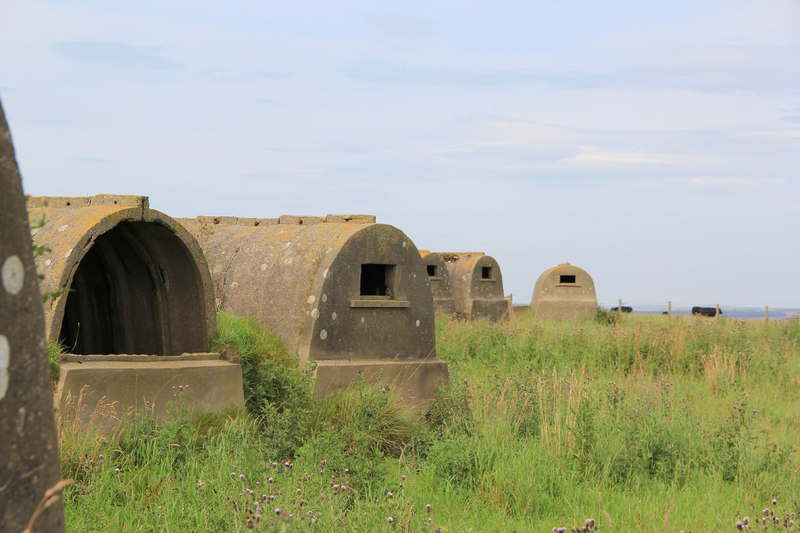 WWII air raid shelters © Phill cc-by-sa/2.0 :: Geograph Britain and Ireland