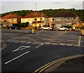 Yellow grid on the west side of the A4051 Malpas Road, Newport