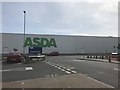 The back of ASDA in Corby