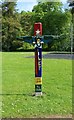 NO2601 : Totem pole, Riverside Park, Glenrothes by Bill Kasman
