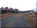 New housing off Newtown Road, Worcester