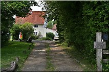 TM2372 : Stradbroke: Meadow Cottage by Michael Garlick