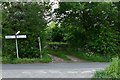 Worlingworth: Road junction