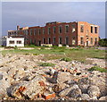SZ6899 : St. George's building at Fraser Range, Fort Cumberland by Martyn Pattison