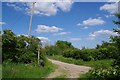 Footpath PROW 40_44 and the Lane to Pepper