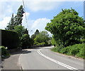 Bend in Caerleon Road, Llanfrechfa, Torfaen