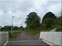 SX9693 : This way to Exeter on foot or cycle, from Redhayes Bridge by David Smith