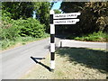 Signpost at Hawridge