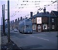 Walsall trolleybus passing Proffitt Street