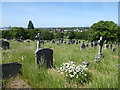 The view from Greenwich Cemetery