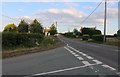 Folley Road at the junction of the B4176