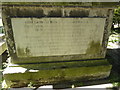 Inscription on the tomb of Sir Edward Hulse, Wilmington Churchyard