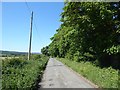 NY9657 : Tarmac byway past Highclear by Oliver Dixon