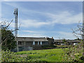 Telecoms mast, Smalley Bight Farm