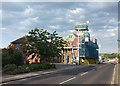 Scaffolding on Heavitree United Reformed Church