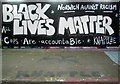 TG2208 : Grapes Hill underpass - Black Lives Matter by Evelyn Simak