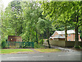 Substation and house, Gledhow Valley Road