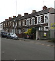 Row of stone houses, Victoria Avenue, Newport