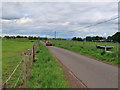 Single track road west of Strathaven