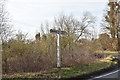TL5332 : Road sign, Wells Mead by N Chadwick