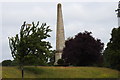 Sir Isaac Newton memorial obelisk at Stoke Rochford Hall