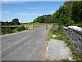 SD3484 : Old A590 road, Creep Hill Railway Bridge by Adrian Taylor