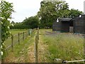 Fenced footpath, East Bridgford