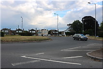 SP8214 : Roundabout on Elmhurst Road, Aylesbury by David Howard