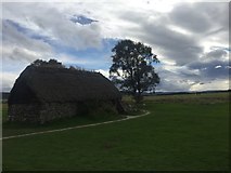 NH7444 : Leanach Cottage, Culloden Battlefield by Darren Haddock