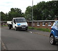 Island Steel vehicle, Oliphant Circle, Malpas, Newport