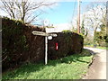 Old signpost at Hindford