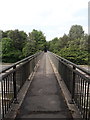 Footbridge across the M54