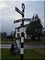 NY6137 : Direction Sign â€“ Signpost by D Phillips