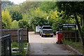 Entrance to Church Paddock Trout Fishery