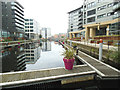SE3032 : South end of Leeds Dock by Stephen Craven