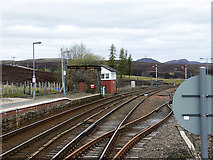 NN6385 : Dalwhinnie station by John Lucas