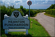 SS5035 : Heanton Punchardon : Country Lane by Lewis Clarke