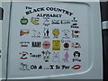 SS4630 : Black Country alphabet on a van in Appledore by Chris Allen