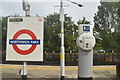 TQ1687 : Northwick Park Underground Station sign by N Chadwick