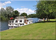 TG2906 : 1732Y Riversong (London) moored at Bramerton Common by Evelyn Simak